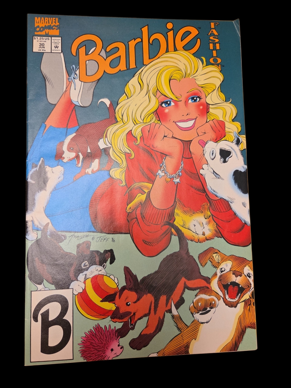 1993 Barbie Fashion Marvel Comics Volume #1 Issue #30 Comic Book